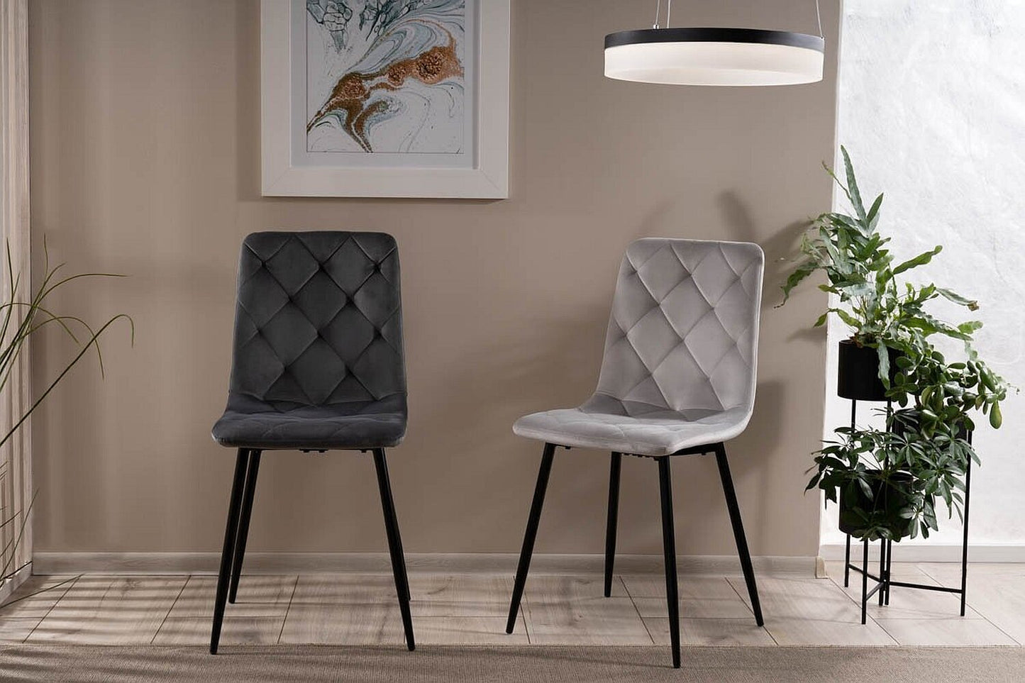 Stolica Droma Tamno siva