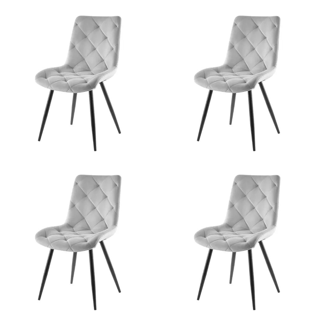 Set od 4 stolice - Stolica Droma Svetlo Siva