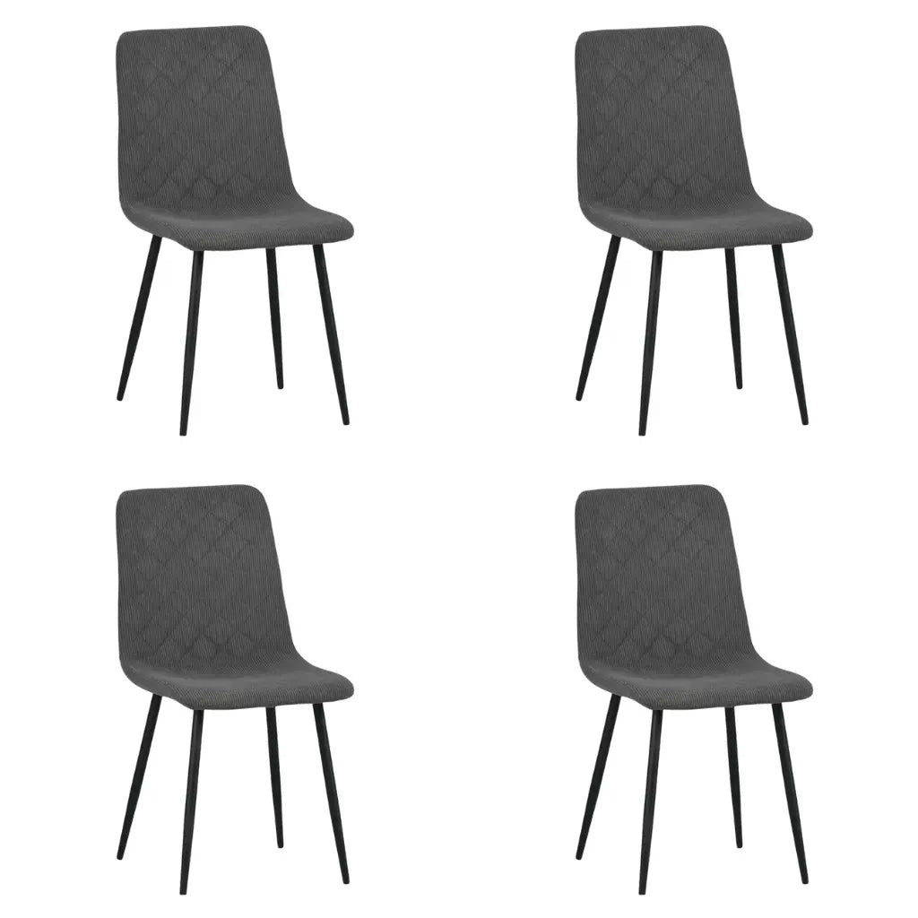 Set od 4 stolice - Stolica Porto Tamno Siva