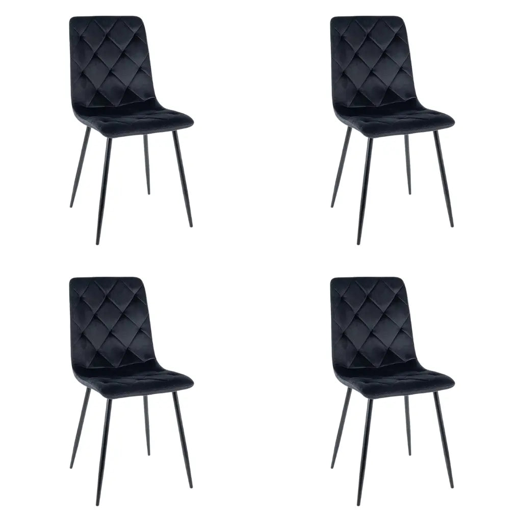 Set od 4 stolice - Stolica Droma Tamno Siva