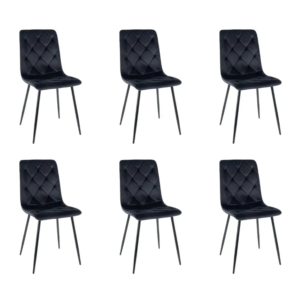 Set od 6 stolica - Stolica Droma Tamno Siva