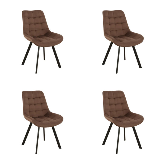 Set od 4 stolice - Stolica Duve Braon