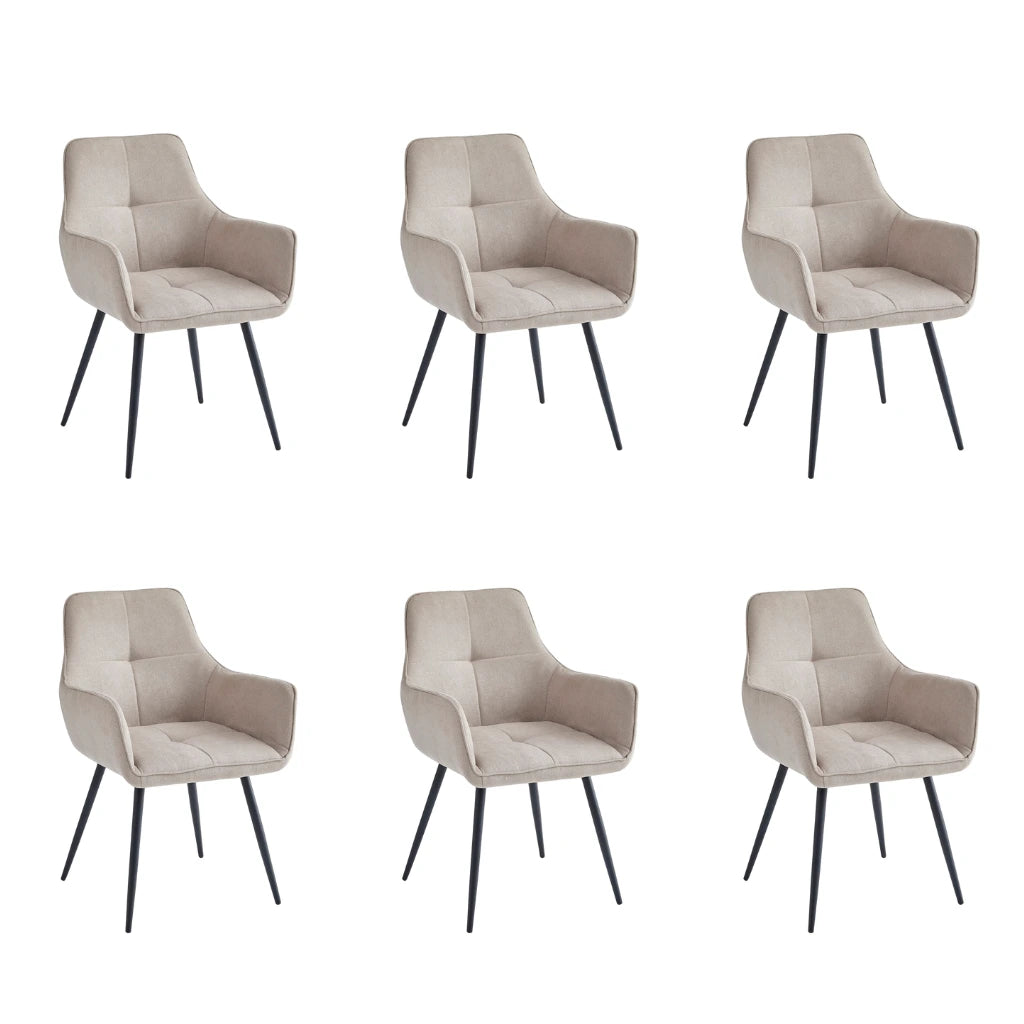 Set od 6 stolica - Stolica Tore Bež