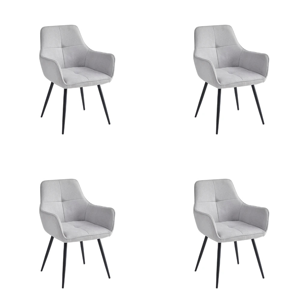 Set od 4 stolice - Stolica Tore Svetlo Siva