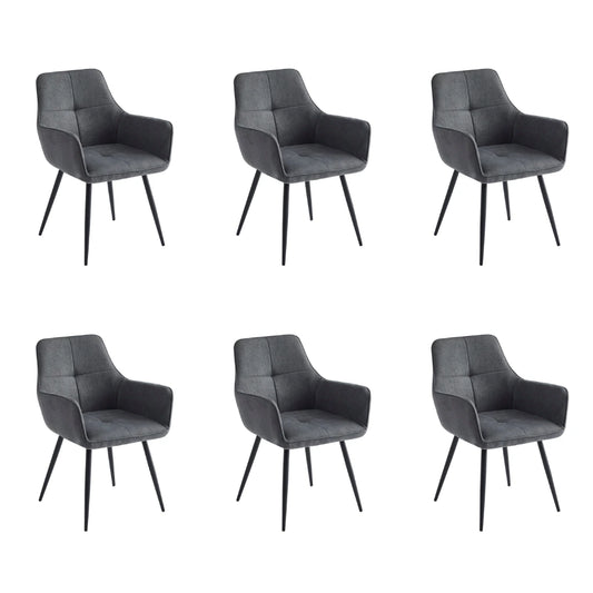 Set od 6 stolica - Stolica Tore Tamno Siva