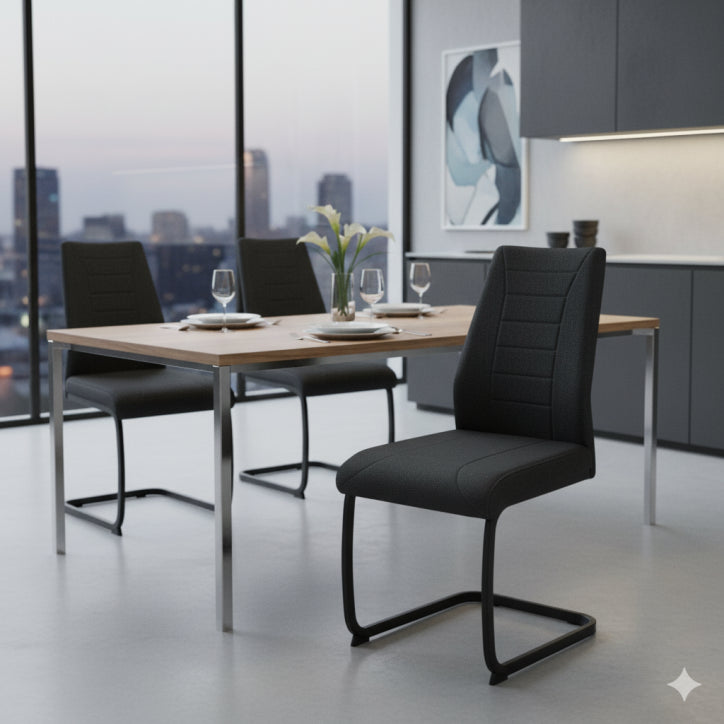 Trpezarijska stolica - Zenit Crna