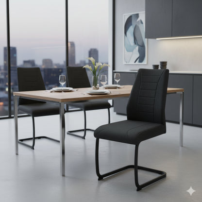 Trpezarijska stolica - Zenit Crna